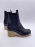Anonymous Copenhagen Laurell platform grained solft calk zwart